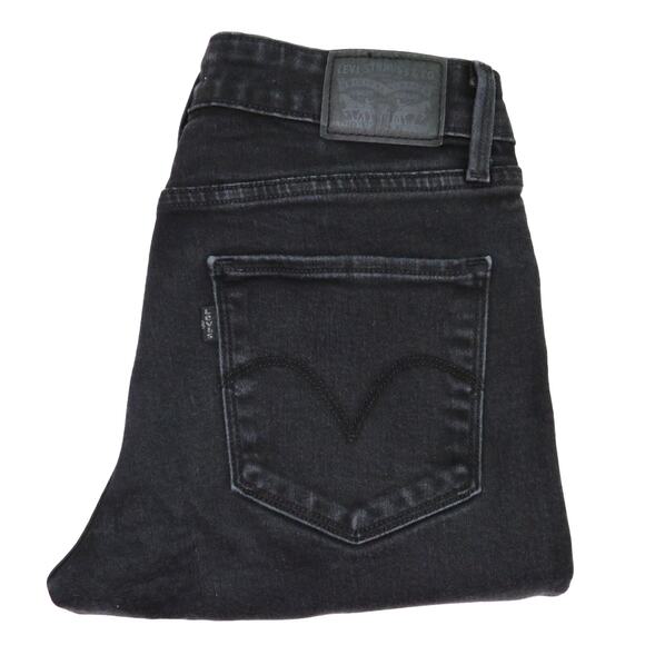 Revolve Levi's Mid Rise Skinny Jeans in Black Size 6 - Picture 5 of 11